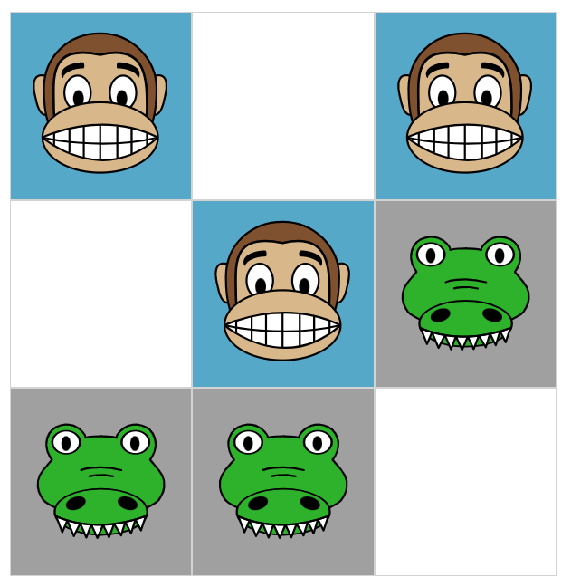 image of Hexapawn game